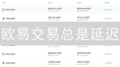 欧易交易总是延迟？别慌！这几个方法帮你快人一步！